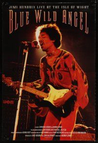 8s123 BLUE WILD ANGEL 1sh '02 Jimi Hendrix live at the Isle Of Wight, rock 'n' roll!