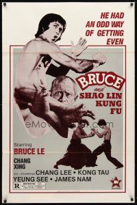 8s148 BRUCE & SHAO-LIN KUNG FU video 1sh R83 Chang Lee has an odd way of getting even!