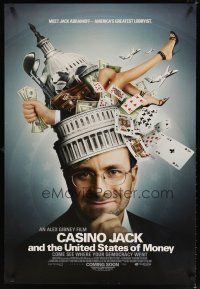 8s165 CASINO JACK & THE UNITED STATES OF MONEY advance DS 1sh '10 Jack Abramoff documentary!