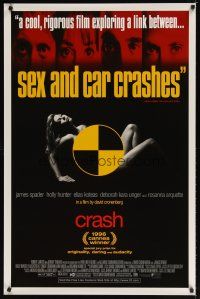 8s193 CRASH 1sh '96 David Cronenberg, James Spader & sexy Deborah Kara Unger!