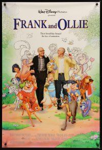 8s276 FRANK & OLLIE DS 1sh '95 Walt Disney animators Frank Thomas & Oliver Johnston!