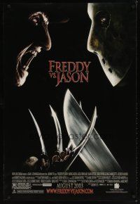 8s278 FREDDY VS JASON advance DS 1sh '03 cool image of horror icons, ultimate battle!