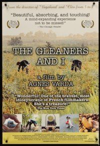 8s310 GLEANERS & I 1sh '00 Agnes Varda, Les Glaneurs et la Glaneuse, French documentary