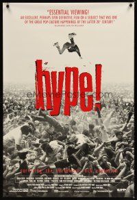 8s400 HYPE! 1sh '96 Seattle grunge music documentary, Nirvana. Soundgarden, Pearl Jam!