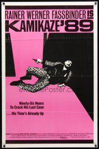 8s433 KAMIKAZE '89 1sh '83 Rainer Werner Fassbinder, Franco Nero!