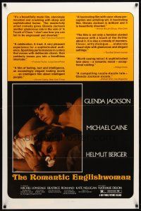 8s607 ROMANTIC ENGLISHWOMAN 1sh '75 Joseph Losey, Glenda Jackson, Michael Caine