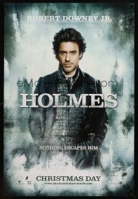 8s664 SHERLOCK HOLMES teaser DS 1sh '09 Guy Ritchie directed, Robert Downey Jr in the title role!
