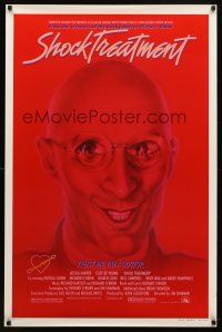 8s670 SHOCK TREATMENT 1sh '81 Rocky Horror follow-up, great artwork of demented doctor!