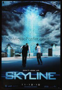 8s688 SKYLINE teaser 1sh '10 Eric Balfour, Scottie Thompson, Brittany Daniel, sci-fi!