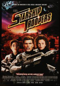 8s744 STARSHIP TROOPERS video 1sh '97 Paul Verhoeven, based on Robert A. Heinlein's classic novel!