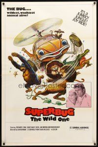 8s750 SUPERBUG THE WILD ONE 1sh '75 Ein Kafer auf Extratour, wild art of Volkswagen!