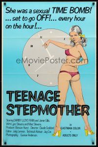 8s767 TEENAGE STEPMOTHER 1sh '74 Darby Lloyd Rains, she was a sexual time bomb!