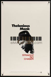 8s773 THELONIOUS MONK: STRAIGHT, NO CHASER int'l 1sh '89 Clint Eastwood produced jazz bio!