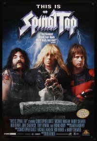 8s779 THIS IS SPINAL TAP video 1sh R00 Rob Reiner heavy metal rock & roll cult classic!