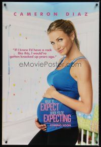 8s835 WHAT TO EXPECT WHEN YOU'RE EXPECTING teaser DS 1sh '12 Cameron Diaz, knocked up!