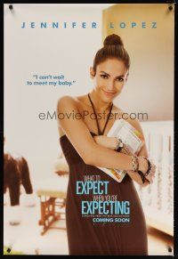 8s836 WHAT TO EXPECT WHEN YOU'RE EXPECTING teaser DS 1sh '12 Jennifer Lopez can't wait!