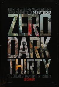 8s850 ZERO DARK THIRTY teaser DS 1sh '12 Jessica Chastain, Taylor Kinney, Scott Adkins