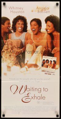 8t932 WAITING TO EXHALE Aust daybill '95 Whitney Houston, Angela Bassett, Forest Whitaker directs!