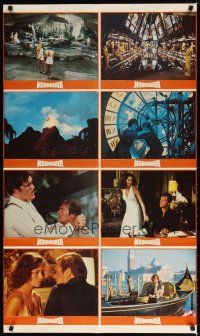 8t349 MOONRAKER Aust LC poster '79 art of Roger Moore as James Bond & sexy space babes by Goozee!