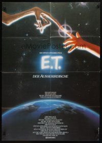 8t236 E.T. THE EXTRA TERRESTRIAL German '82 Drew Barrymore, Steven Spielberg classic, Alvin art!