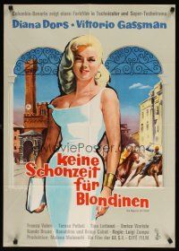 8t261 LOVE SPECIALIST German '58 different Rehak art of ultra sexy Diana Dors!