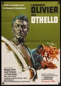 8t269 OTHELLO German '66 the greatest actor of our time Laurence Olivier, Shakespeare