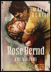 8t280 SINS OF ROSE BERND German '57 romantic Ernst Litter art of Maria Schell, Raf Vallone!