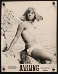 8t348 DARLING German LC '65 John Schlesinger, great image of sexy Julie Christie in bikini!