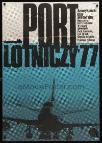 8t110 AIRPORT '77 Polish 27x38 '78 Jack Lemmon, Olivia de Havilland, Jakub Erol art of aircraft!