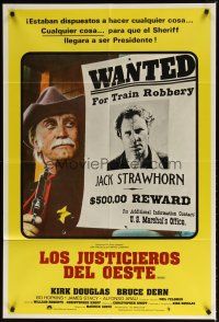 8t024 POSSE Spanish/U.S. 1sh '75 Kirk Douglas, it begins like most westerns but ends like none of them!