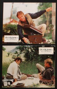 8t053 OUT OF AFRICA 7 French LCs '85 Robert Redford & Meryl Streep, directed by Sydney Pollack!