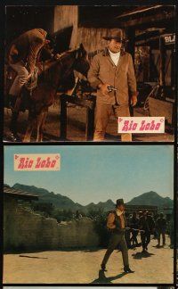 8t303 RIO LOBO 17 German LCs '71 Howard Hawks, John Wayne, great cowboy action images!