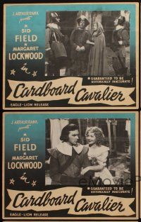 8t007 CARDBOARD CAVALIER 5 Canadian LCs '49 images of pretty Margaret Lockwood!