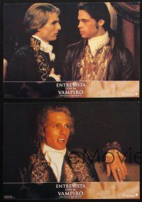 8t009 INTERVIEW WITH THE VAMPIRE 8 Spanish LCs '94 Antonio Banderas, Brad Pitt, Anne Rice novel!