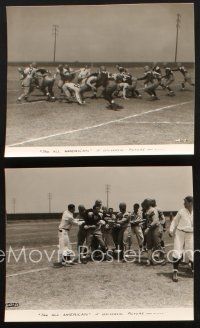 8w474 ALL AMERICAN 2 7.75x9.5 stills '32 great images of football playing Richard Arlen!