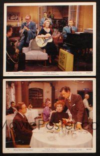 8w998 TORCH SONG 2 color 8x10 stills '53 Joan Crawford, Gig Young, cool band close up!