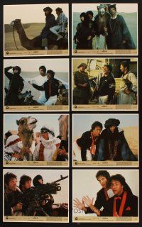 8w635 ISHTAR 8 8x10 mini LCs '87 Warren Beatty & Dustin Hoffman in desert w/pretty Isabelle Adjani!