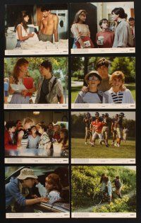 8w648 LUCAS 8 8x10 mini LCs '86 cool images of Corey Haim, Kerri Green, Charlie Sheen, Jeremy Piven!