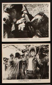 8w232 AFRICA - TEXAS STYLE 7 8x10 stills '67 Hugh O'Brian, John Mills, great cowboy images!