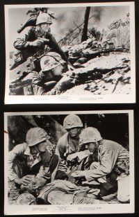 8w137 BEACH RED 9 8x10 stills '67 Cornel Wilde acts and directs, Rip Torn, World War II soldiers!