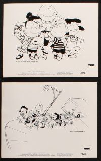 8w113 BOY NAMED CHARLIE BROWN 10 8x10 stills '70 baseball, Snoopy & Peanuts gang by Charles Schulz!