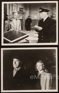 8w375 CONFIDENTIAL AGENT 4 8x10 stills '45 great images of Charles Boyer & sexy Lauren Bacall!