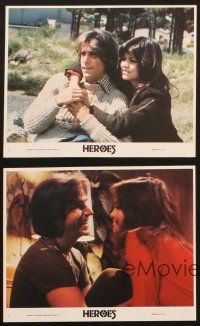 8w930 HEROES 4 8x10 mini LCs '77 great romantic images of Henry Winkler & pretty Sally Field!