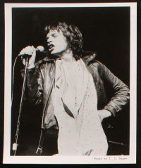 8w390 LADIES & GENTLEMEN THE ROLLING STONES 4 8x10 stills '73 Mick Jagger performing on stage!