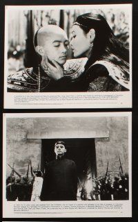 8w089 LAST EMPEROR 12 8x10 stills '87 Bernardo Bertolucci epic, Peter O'Toole, Joan Chen, Lone!