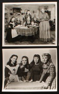 8w003 LITTLE WOMEN 27 8x10 stills '49 June Allyson, Elizabeth Taylor, Peter Lawford & Janet Leigh