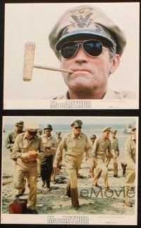 8w940 MacARTHUR 4 8x10 mini LCs '77 daring brilliant, stubborn WWII Rebel General Gregory Peck!