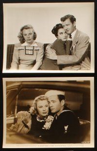 8w123 SAILOR TAKES A WIFE 10 8x10 stills '45 Robert Walker & June Allyson are newlyweds, Hume Cronyn