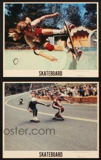 8w956 SKATEBOARD 4 8x10 mini LCs '78 the movie that defies gravity, cool skateboarding images!