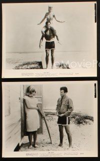 8w468 SURF PARTY 3 8x10 stills '64 Bobby Vinton, Patricia Morrow, great images on the beach!